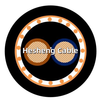 Round copper conductor xlpe shielded AFT UV-PVC Sheath cable.jpg