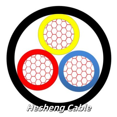 1kv low voltage Three Cores XLPE Cable-Hesheng Cable.jpg