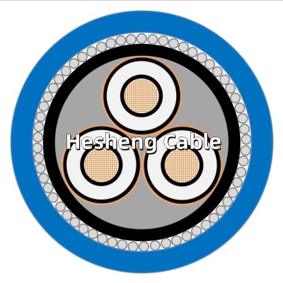 ICEA standard Three Cores EPR insulated Screened Cables MV105.jpg