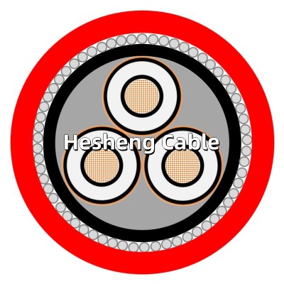 ICEA standard Three Cores EPR insulated Armored Cable MV105.jpg